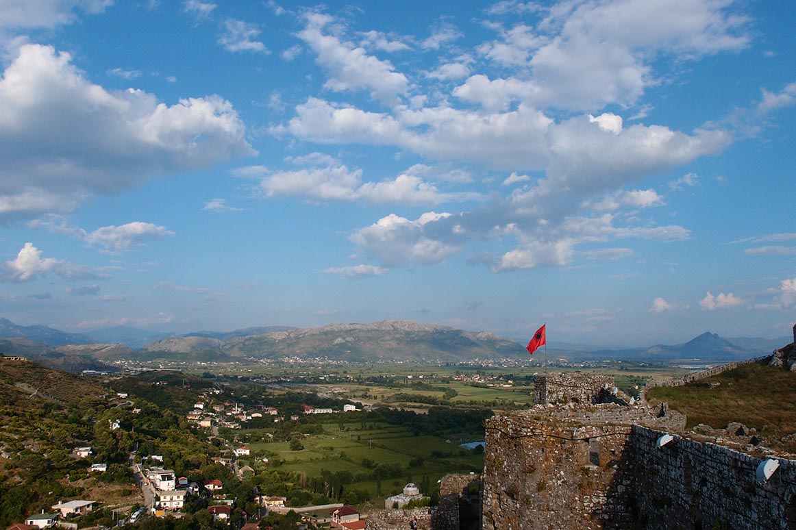 Shkoder kasteel Albanië